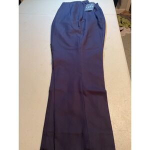 ZOZO Peacoat Navy Blue Pants Women 14W Side Zip Elastic Waist ALL1814DW NEW